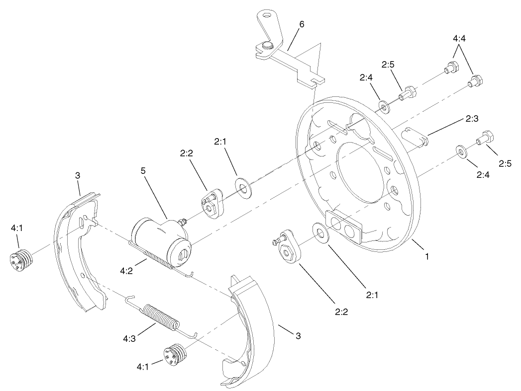 Right Hand Brake Assembly No. 104-6806