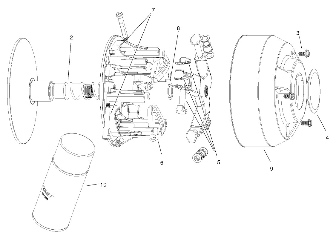 Drive Clutch Assembly No. 99-7939