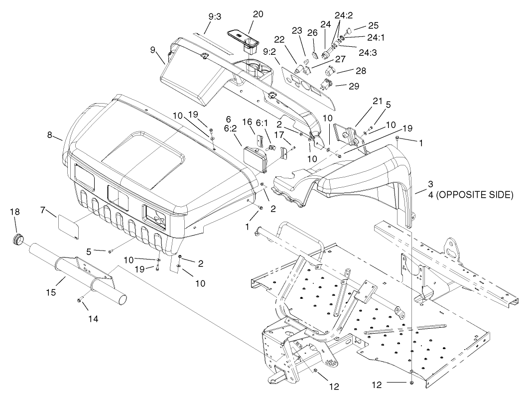 Hood and Fender Assembly