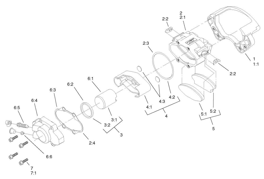 Right Hand Caliper Assembly No. 104-6802
