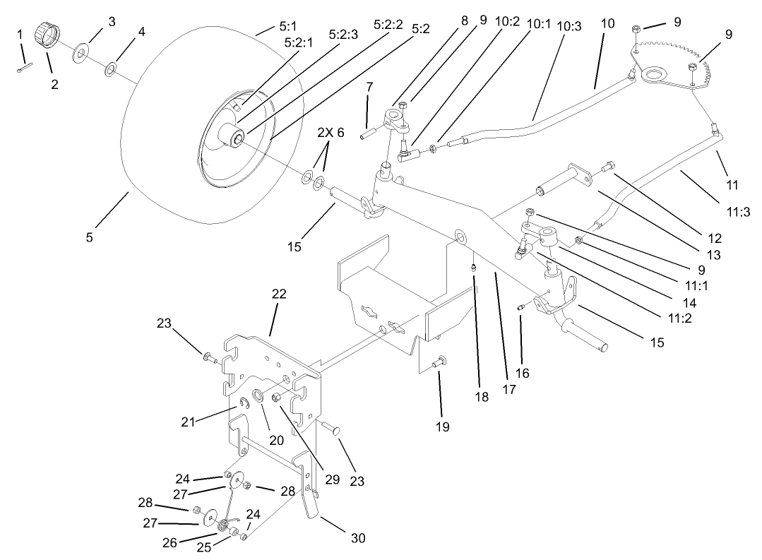 Front Axle and Front Hitch Assembly