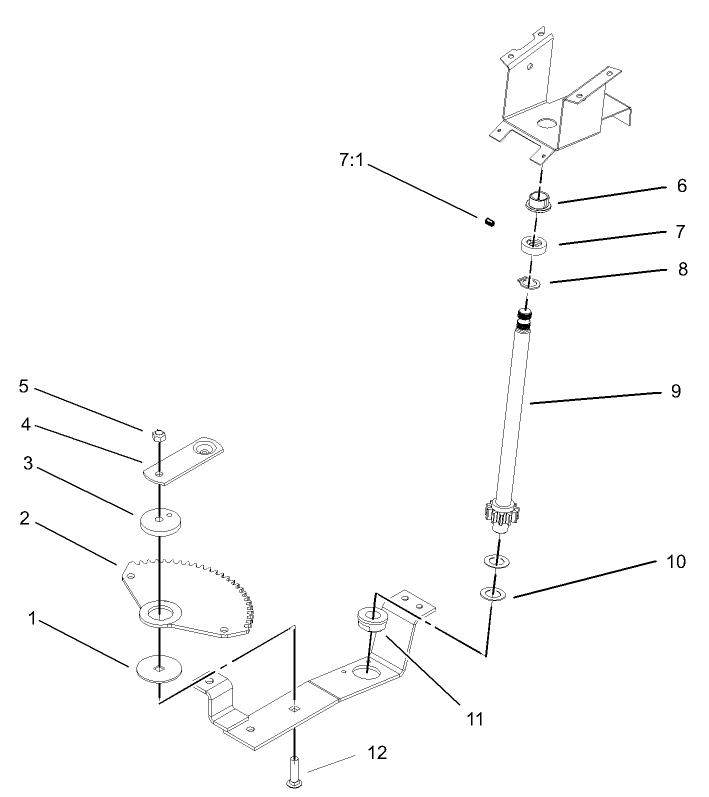 Lower Steering Wheel and Tilt Assembly