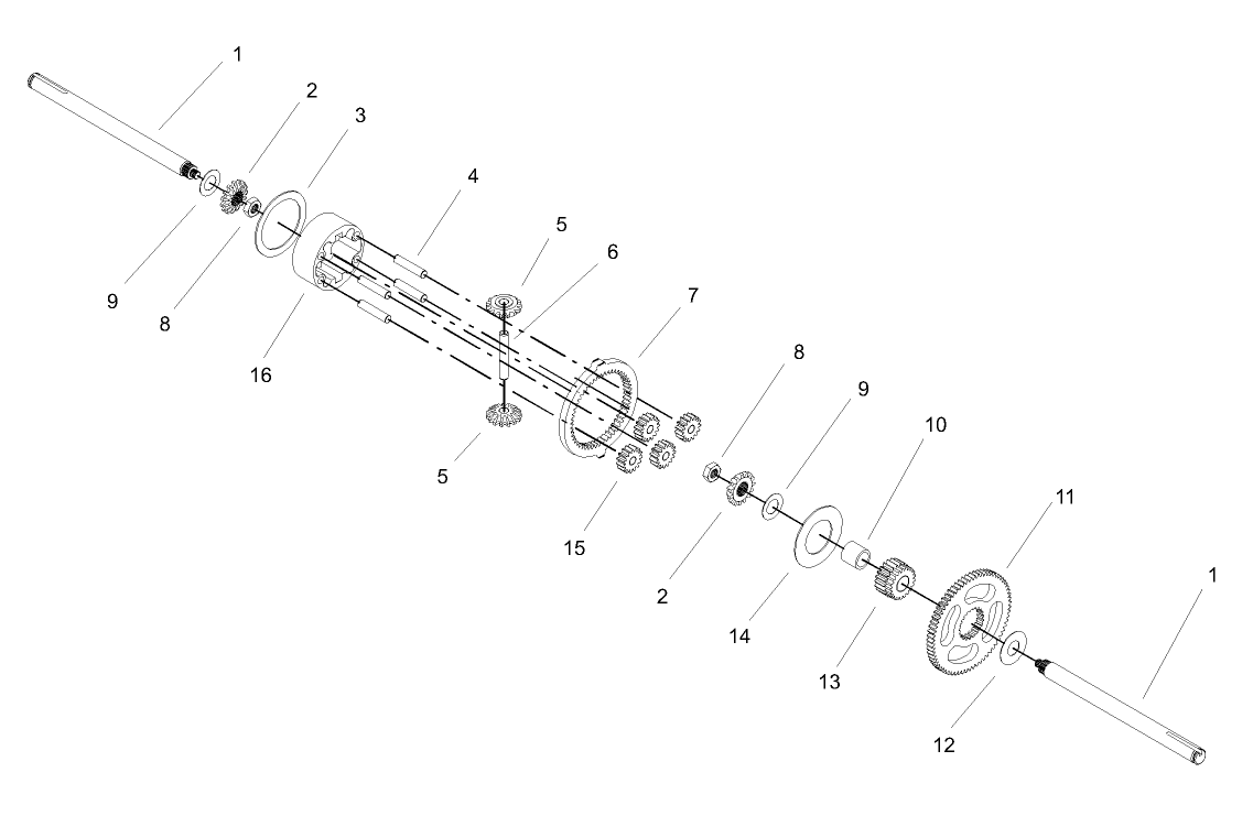 Differential Gear Assembly