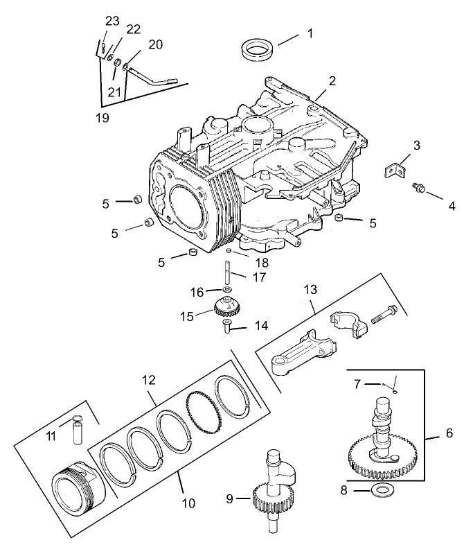 Group 2-Crankcase Assembly