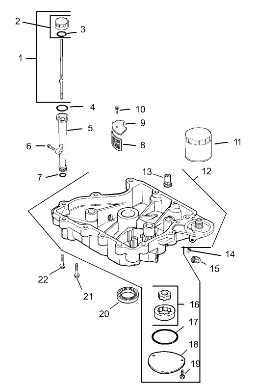 Group 3-Oil Pan/Lubrication Assembly