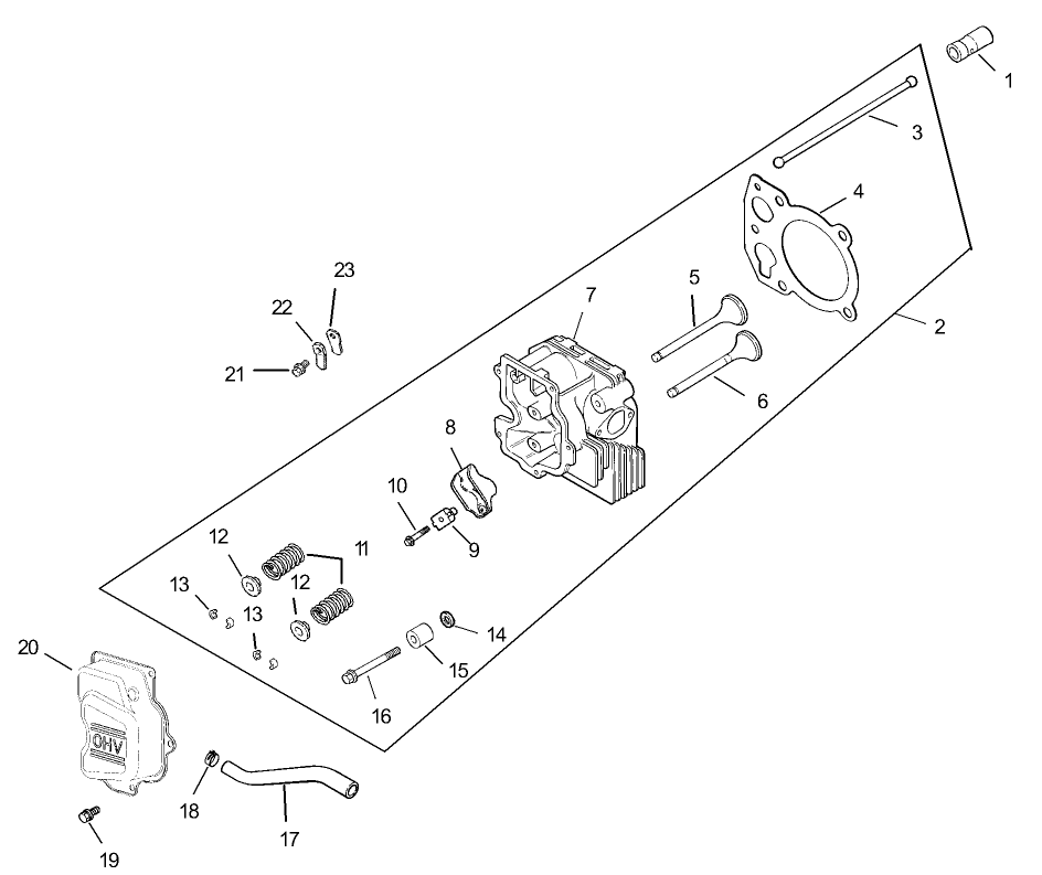 Group 4-Head/Valve/Breather Assembly