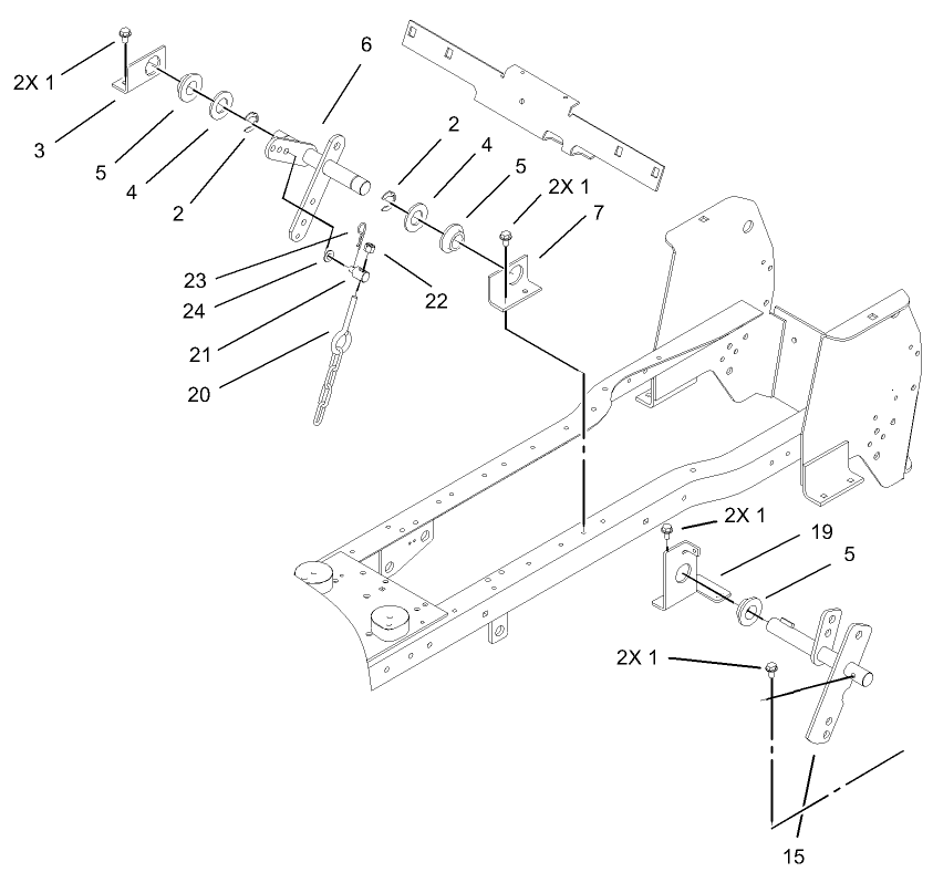 Manual Lift Lever Assembly