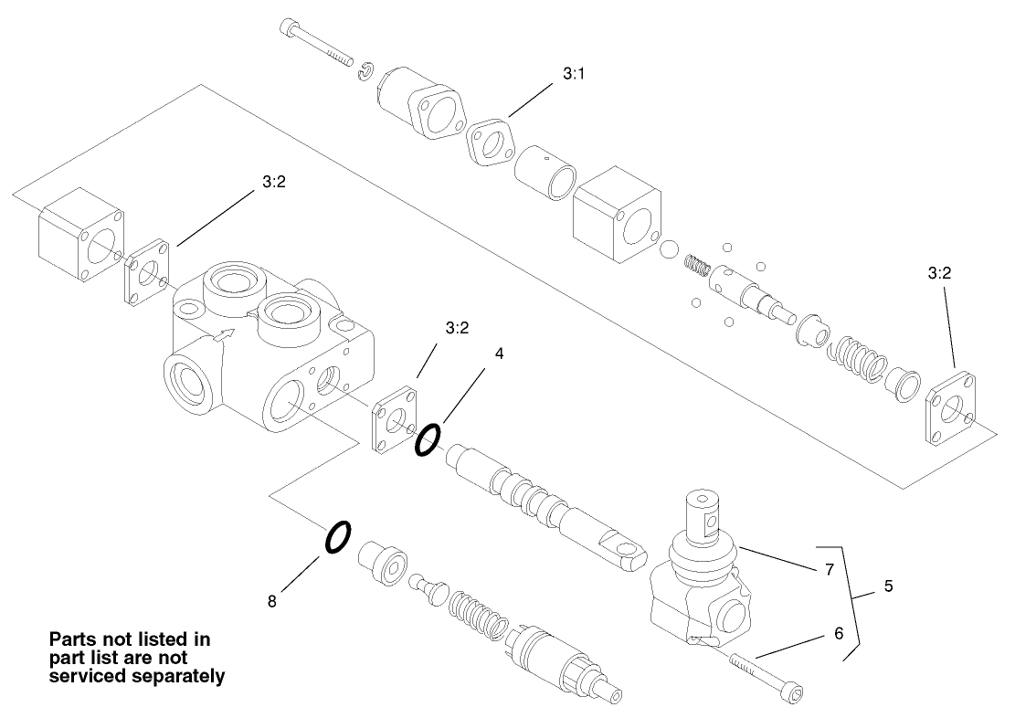 Hydraulic Auxiliary Valve No. 99-3077