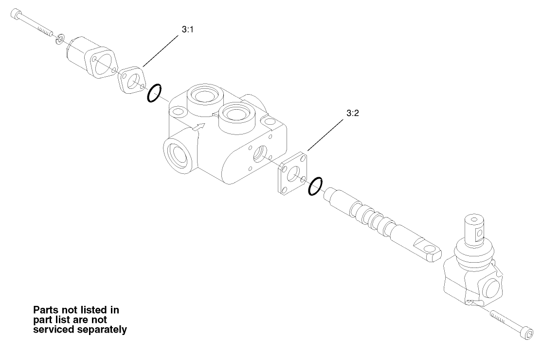 Hydraulic Selector Valve Assembly No. 99-3072