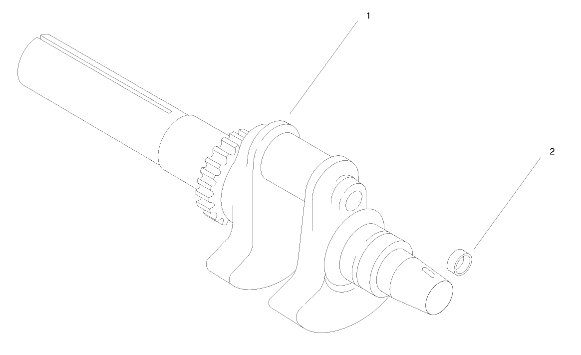 Group 1-Crankshaft Assembly Kohler CH22S-66559