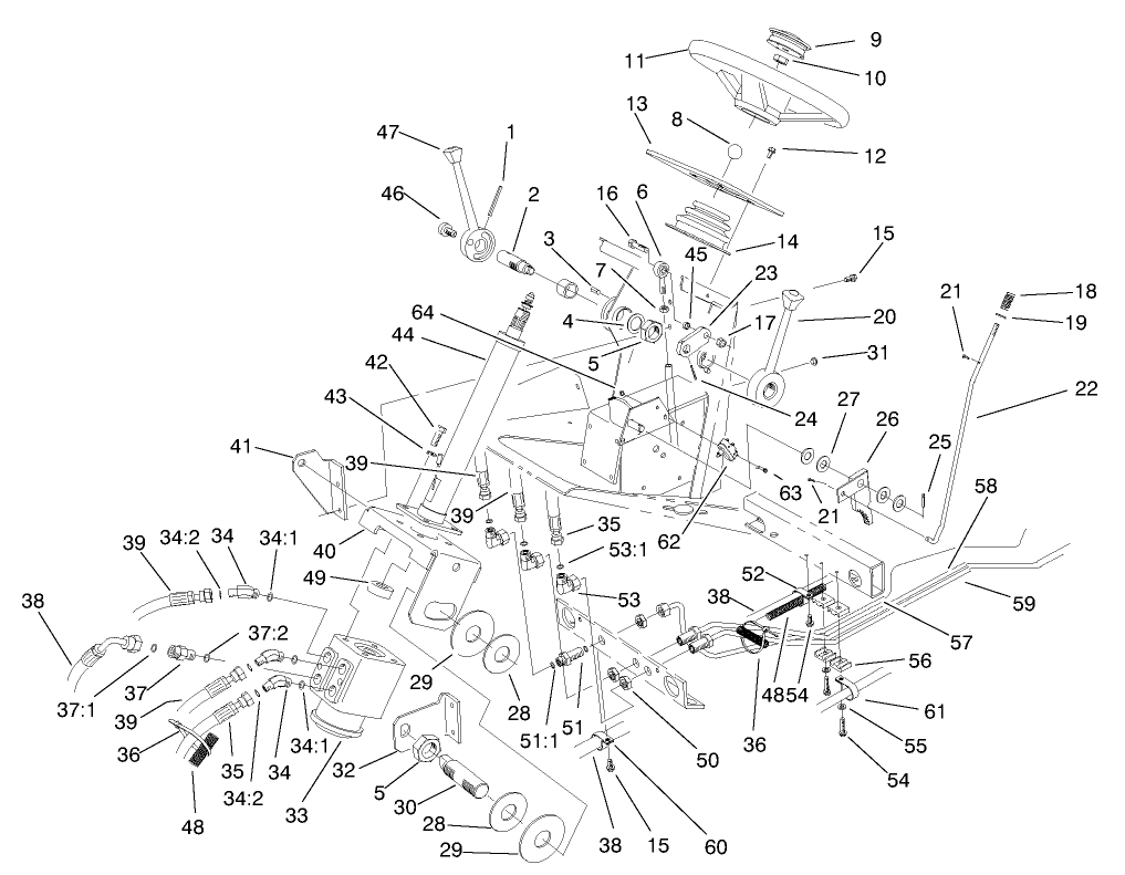 Steering Tower Assembly