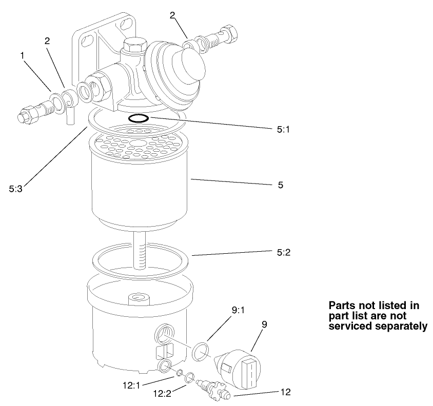 Fuel Filter Assembly No. 76-5300