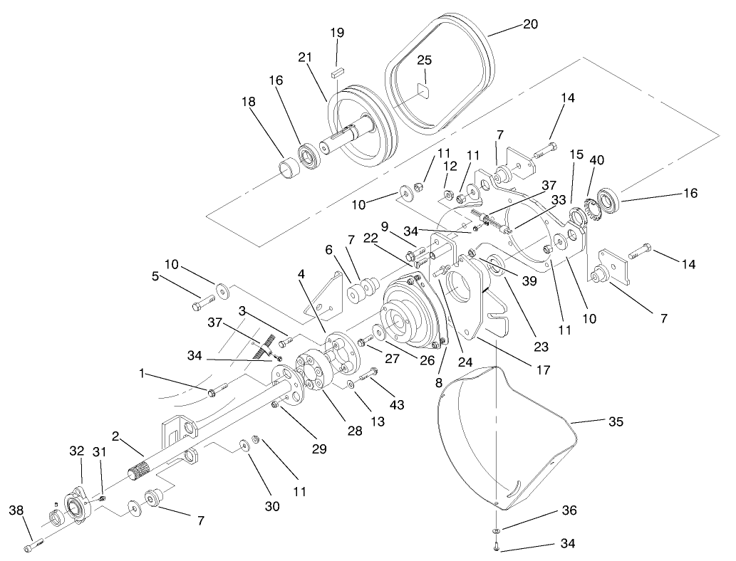 Deck Drive Component Assembly