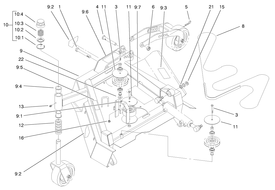 Right Hand Deck Assembly