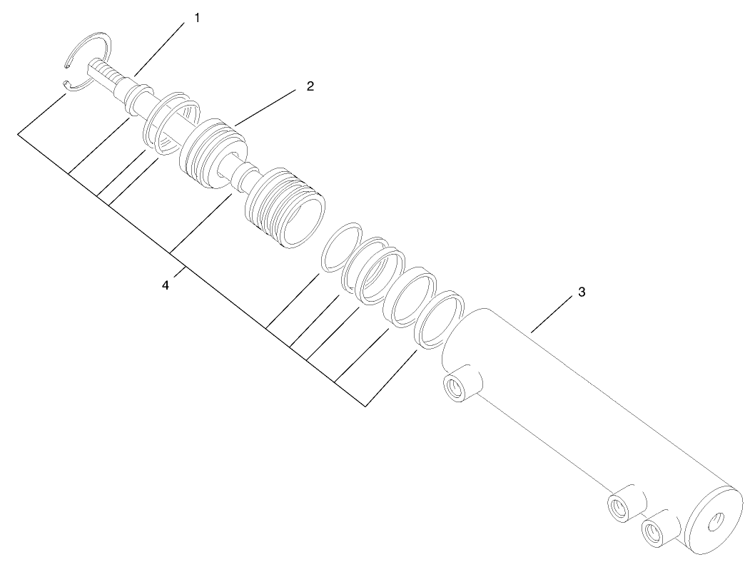 Hydraulic Cylinder Assembly No. 86-2190