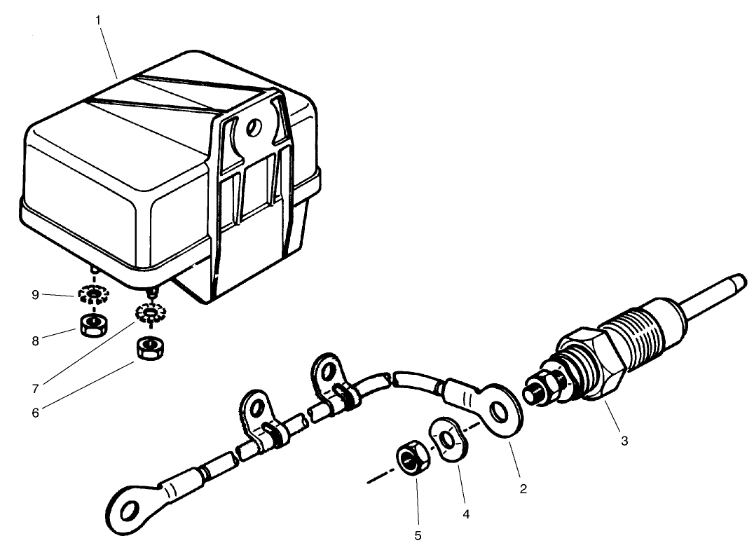 Glow Plug and Glow Relay Assembly