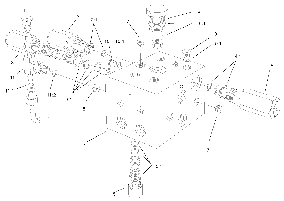 Counterbalance Manifold Assembly No. 95-5907