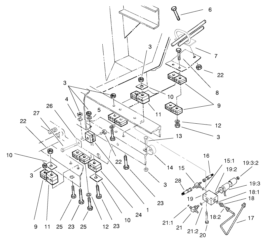 Hydraulic Line Clamp Assembly