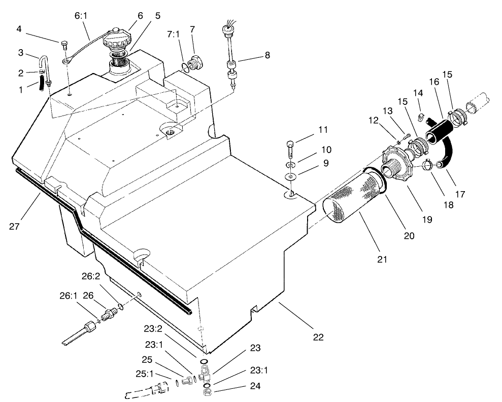 Hydraulic Tank Assembly