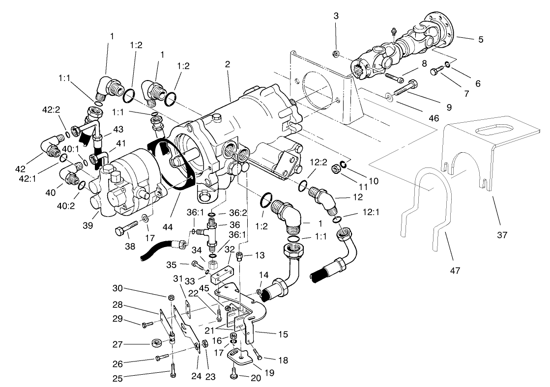 Variable Displacement Pump Installation