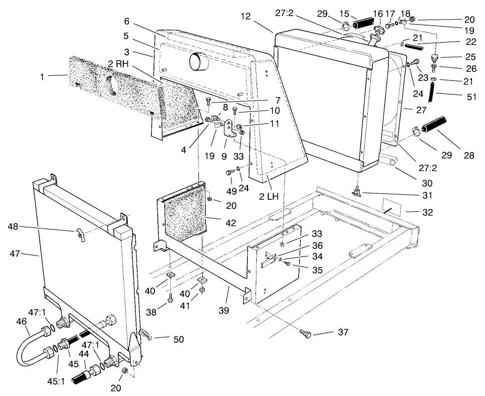 Radiator and Oil Cooler Assembly