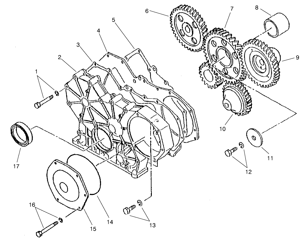 Timing Gear Case and Timing Gear Assembly