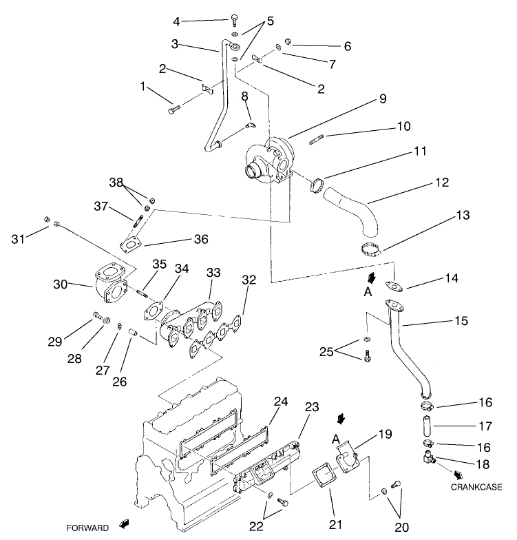Inlet and Exhaust Manifold Assembly