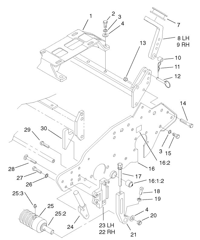 Engine Mount and Frame Assembly
