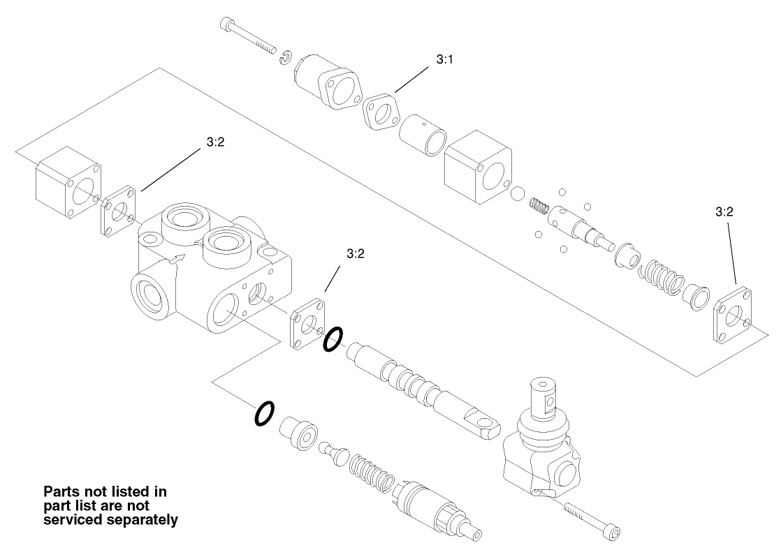 Hydraulic Auxiliary Valve No. 99-3077