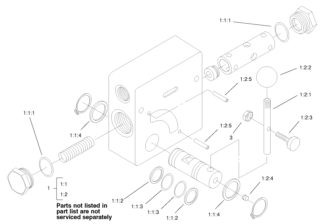 Hydraulic Valve Kit Assembly No. 104-4221