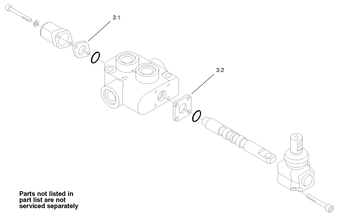 Hydraulic Selector Valve Assembly No. 99-3072