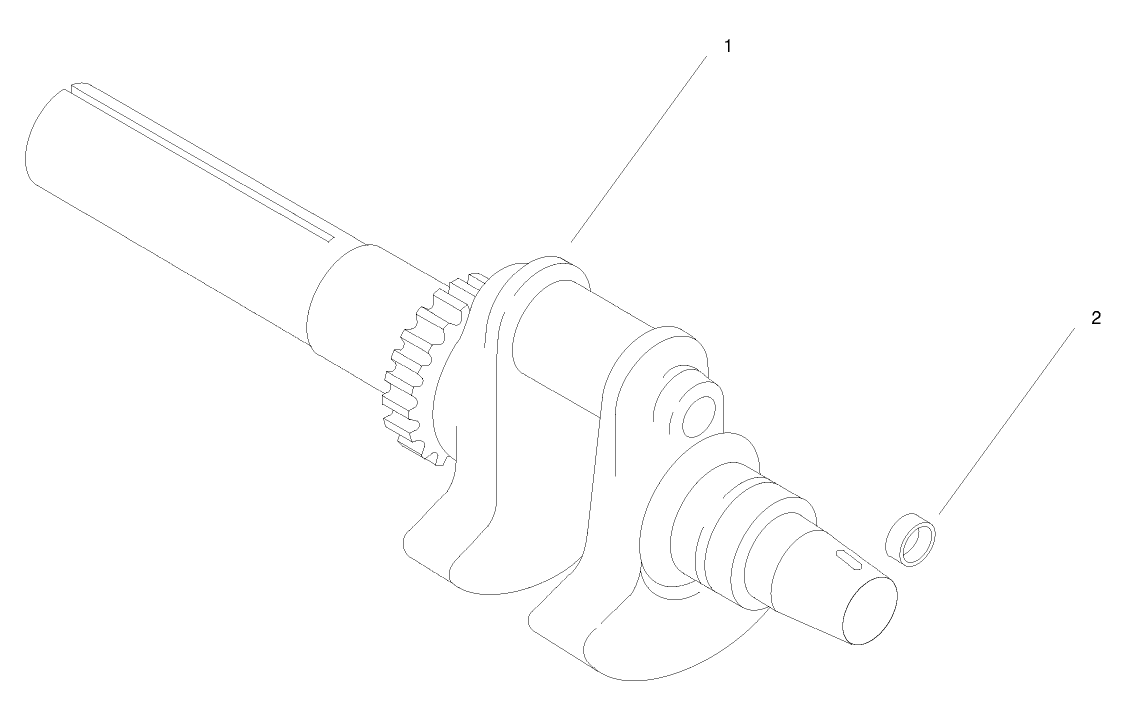 Group 1-Crankshaft Assembly Kohler CH22S-66559