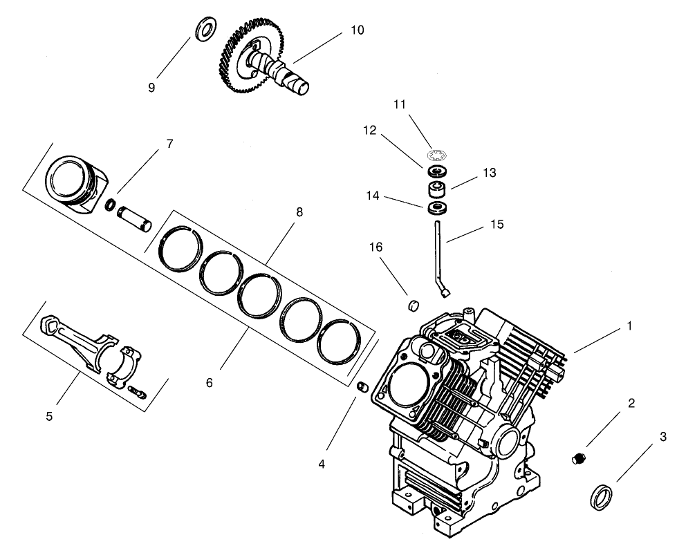 Group 2-Crankcase Assembly Kohler CH22S-66559