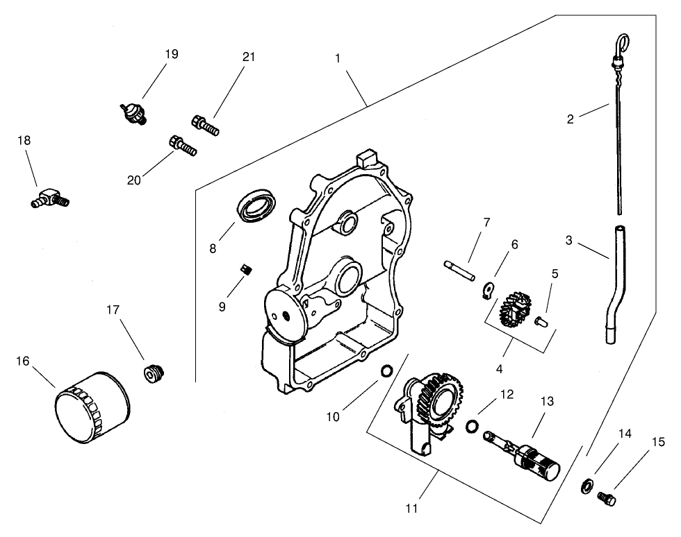 Group 3-Oil Pan/Lubrication Assembly Kohler CH22S-66559