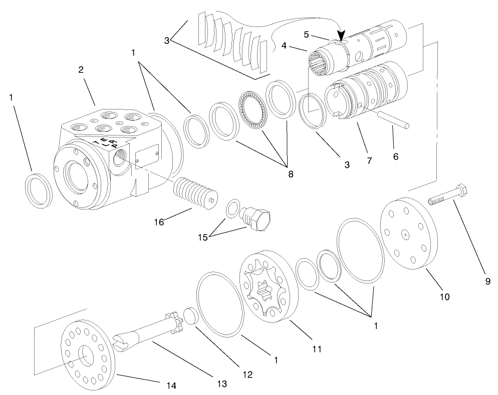 Steering Control Valve Assembly No. 105-0424