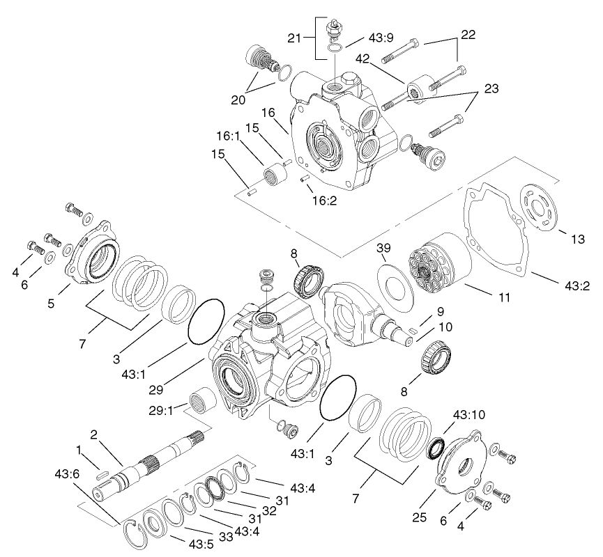 Hydrostat Assembly No. 105-0494
