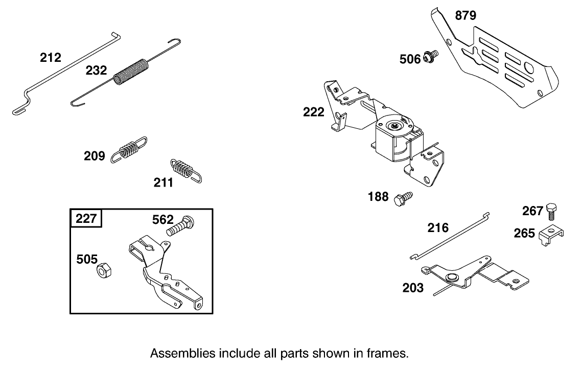 Governor Assembly Briggs and Stratton Model 350447-1331-E1