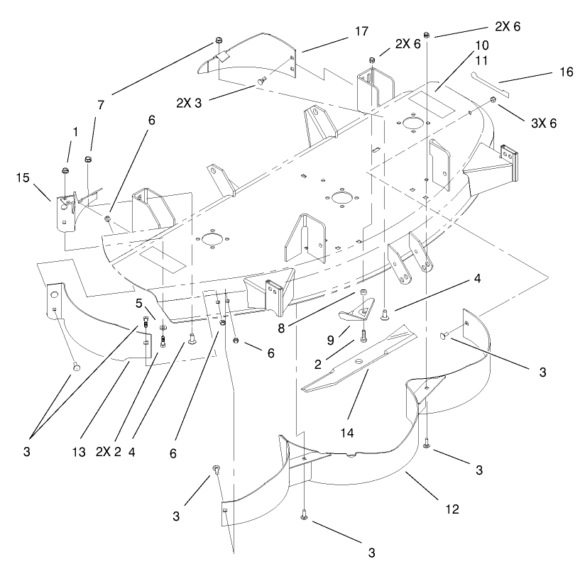 Baffle & Kicker Assembly