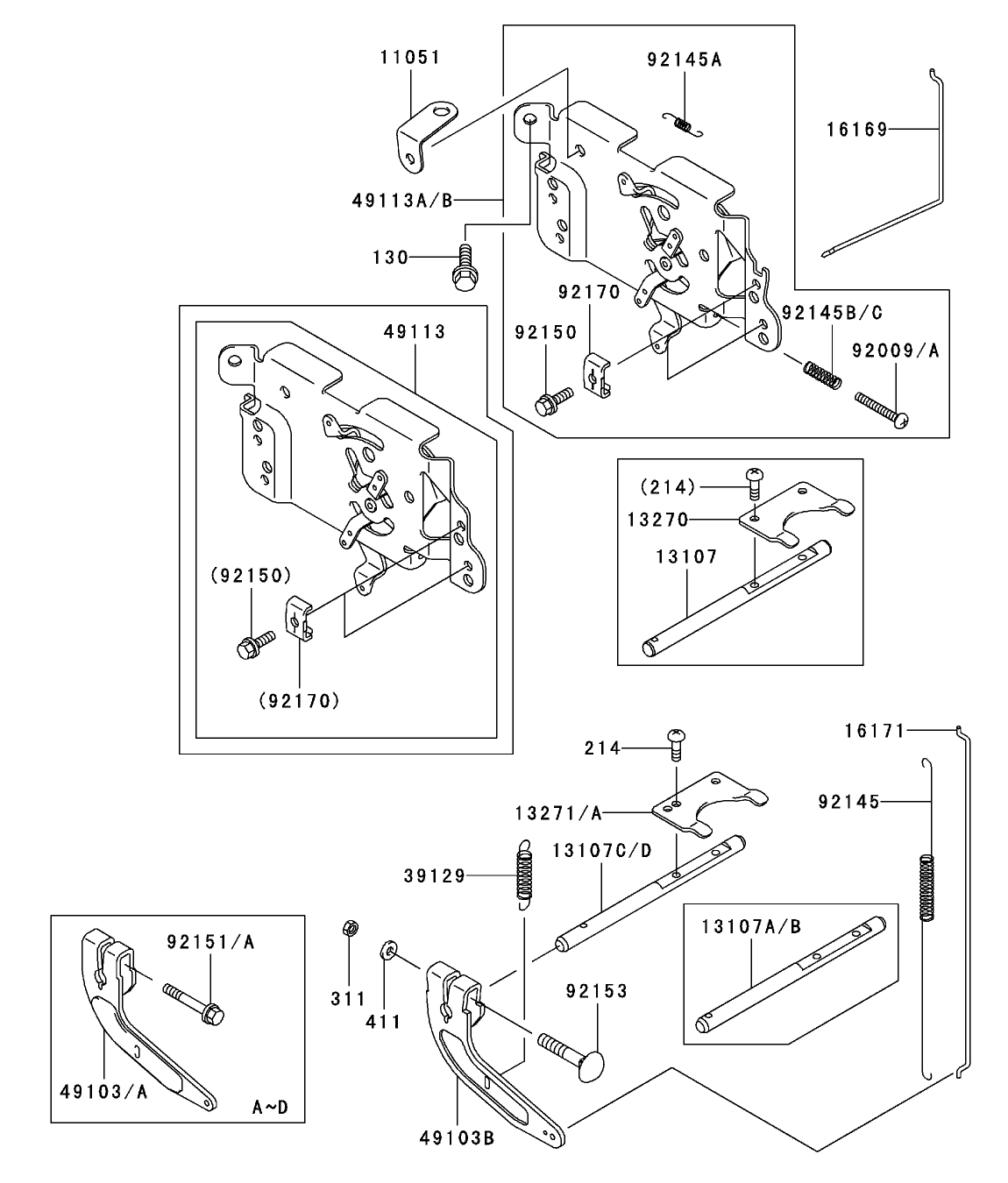 Control Equipment Assembly Kawasaki FH500V-ES10
