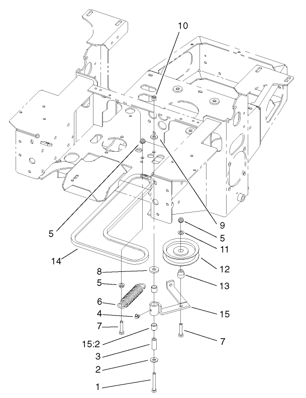 Pump, Idler and Belt Assembly