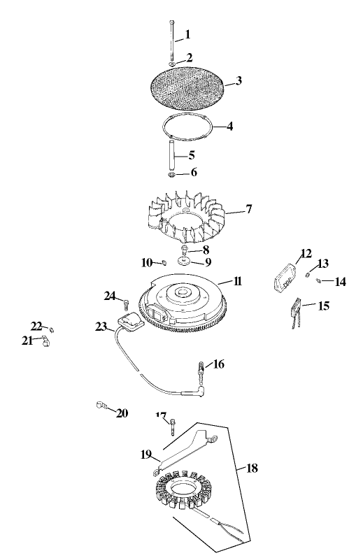 Group 5-Ignition/Charging Assembly Kohler CV20S-PS65585