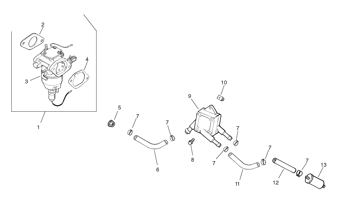 Fuel System Assembly Kohler CV23S PS75560