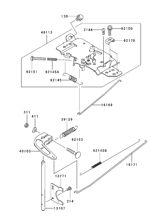 Control Equipment Assembly Kawasaki FH721D-AS05