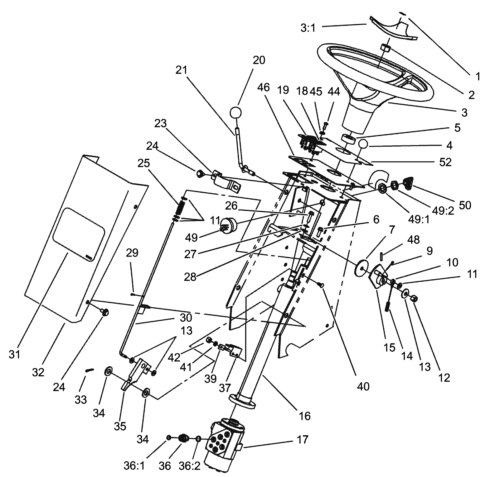 Steering Tower Assembly