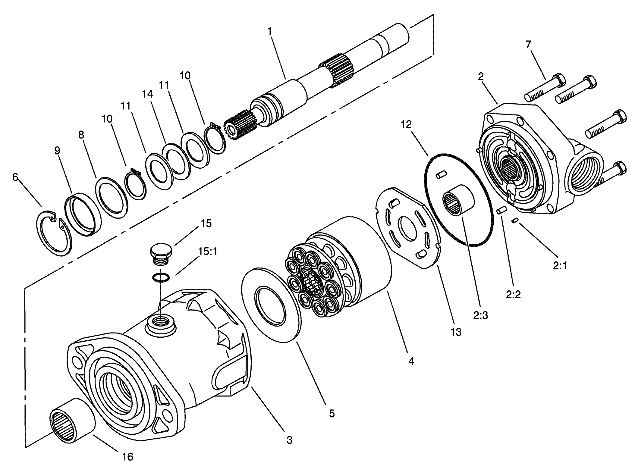 Piston Motor Assembly No. 105-1218