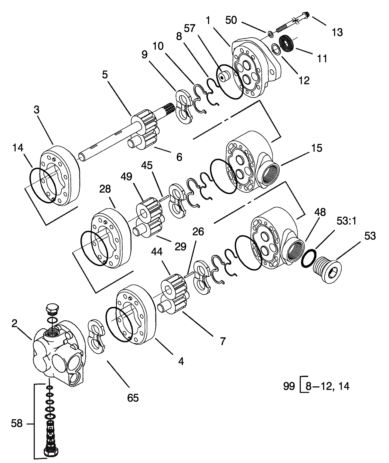 Triple Pump Assembly No. 105-9845