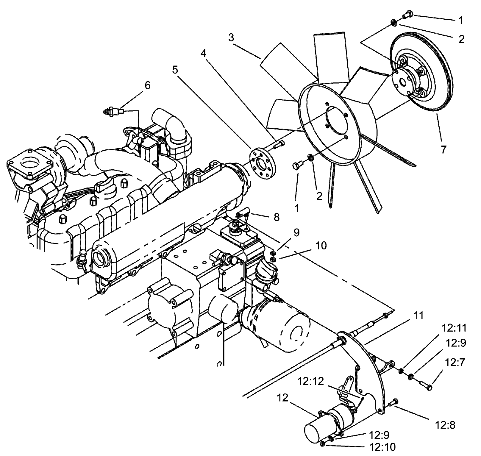 Fan and Solenoid Assembly