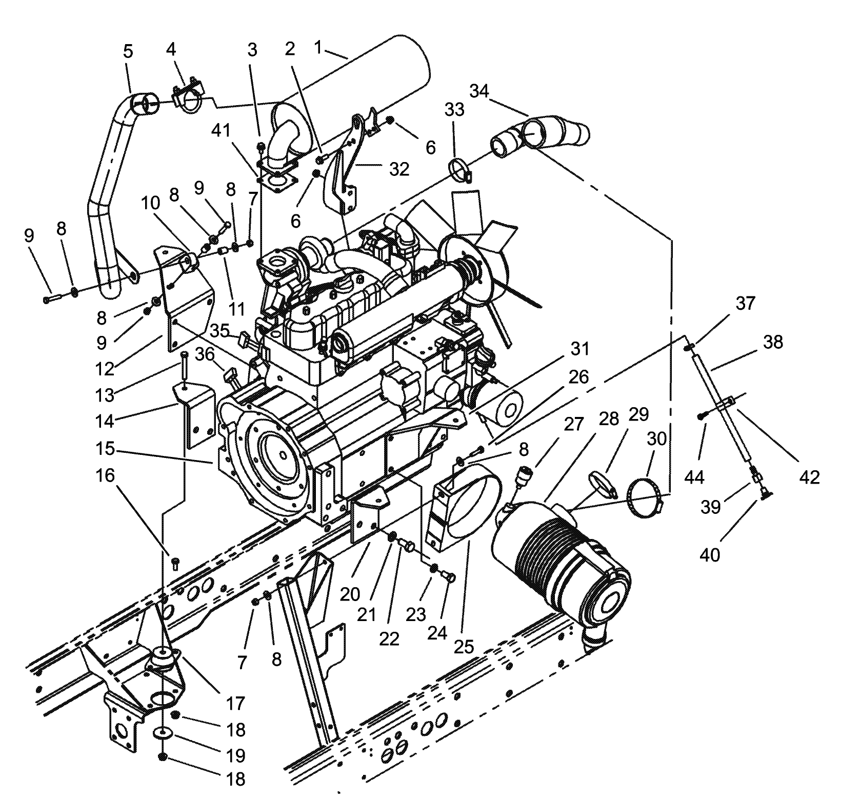 Engine Installation Assembly