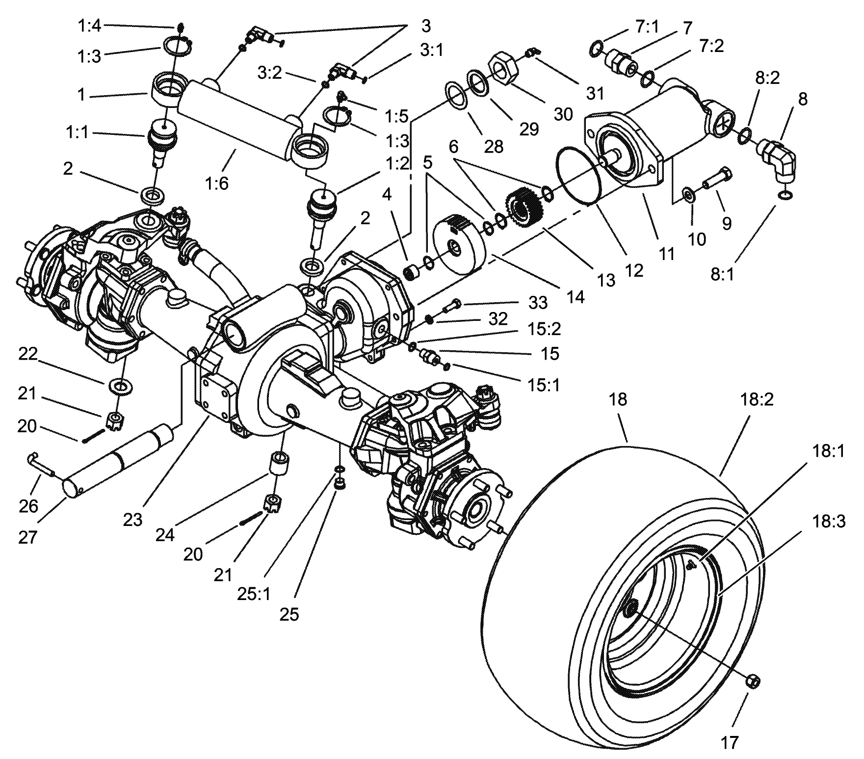 Rear Axle Assembly
