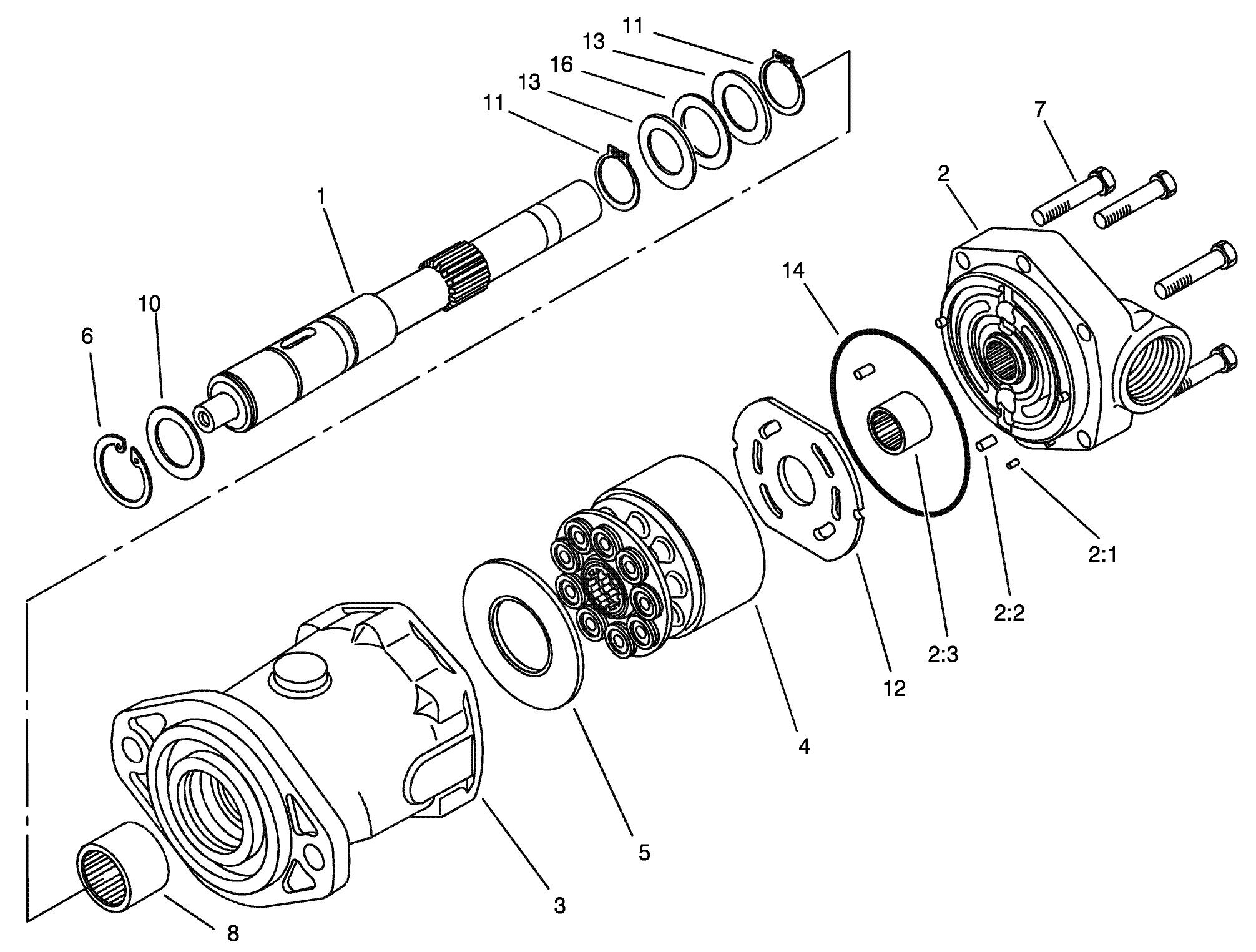 Piston Motor Assembly No. 105-1219